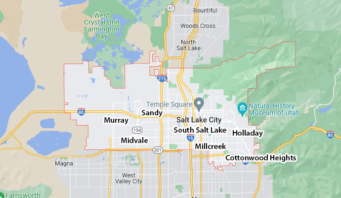 Roc Home Solutions Service Area Map